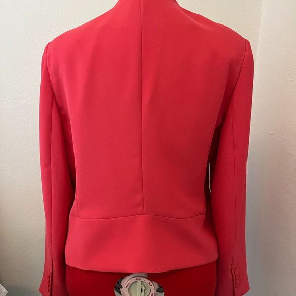 Vince Camuto Pink Drape Front Blazer - Picture 3 of 5